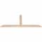 Ekena Millwork Portland Smooth Timber Gable Bracket, Douglas Fir, 60"W x 25"H x 1 1/2"D x 3 1/2"F, 10/12 Pitch GBW060X25X0204POR00SDF - alternate 5